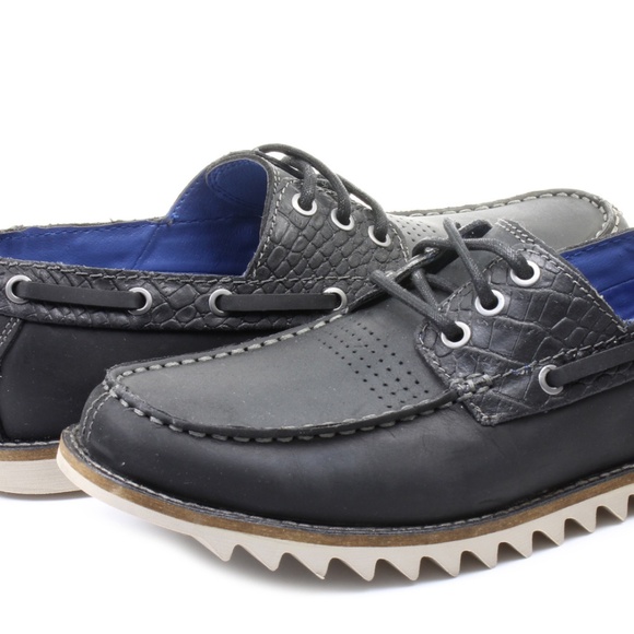 Skechers + Mark Nason Crewe Loafers Leather Boat Shoe Mens sz 12 w/box - Picture 1 of 8